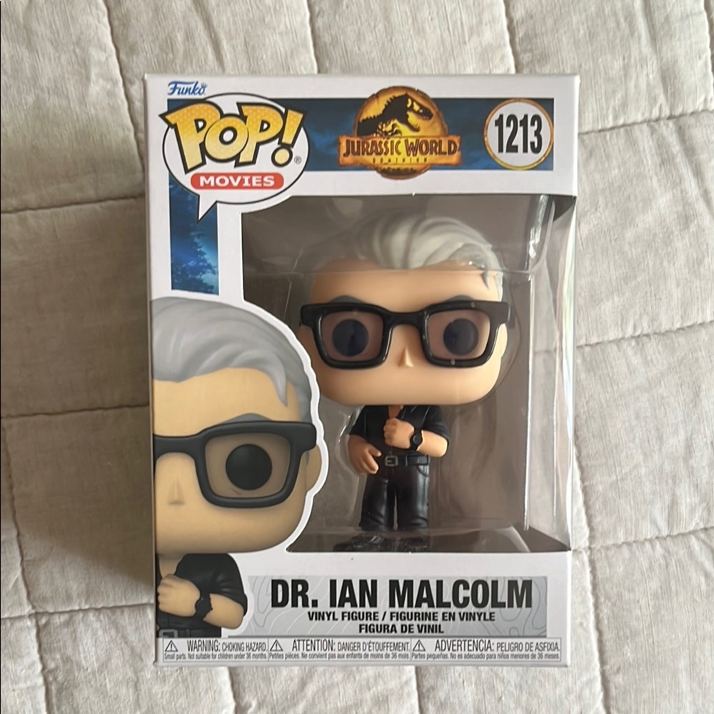 Funko Pop! Jurassic World Dr. Ian Malcolm with Black Glasses